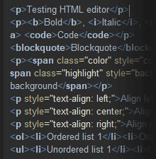 Podświetlanie składni HTML pozwala na uniknięcie błedów w kodzie